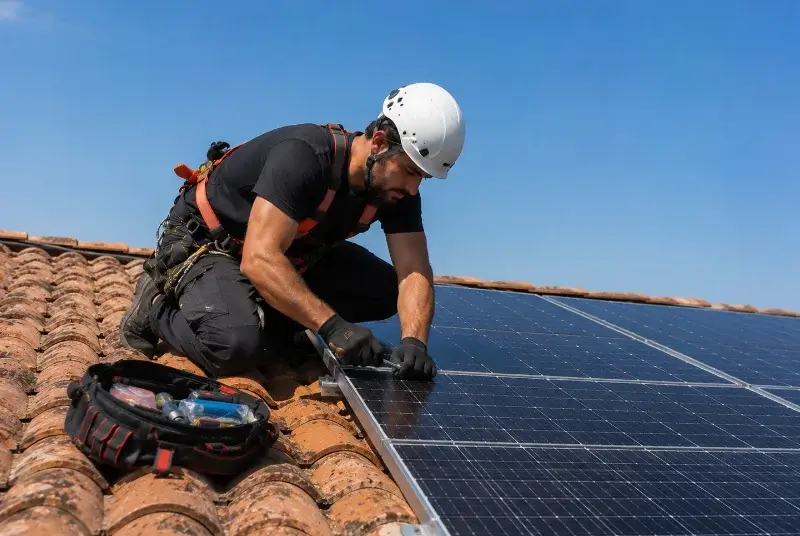 Maintenance et monitoring de panneaux solaires à Maillères