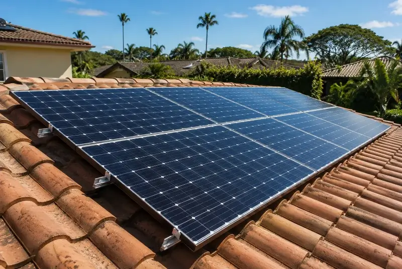 Installation de panneaux solaires à Maillères